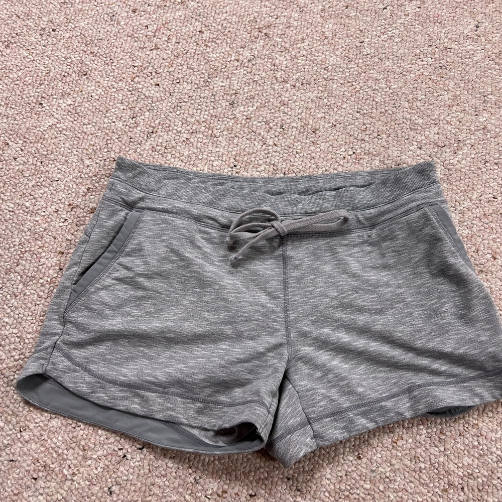 Athleta Gray Athletic Shorts Medium